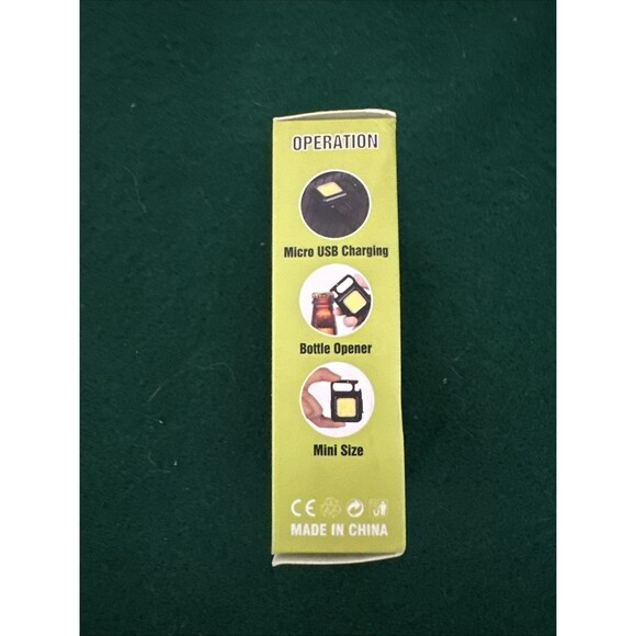 800 Lumens Mini COB Flashlights Bright Rechargeable Keychain Small Pocket Light - Picture 2 of 4